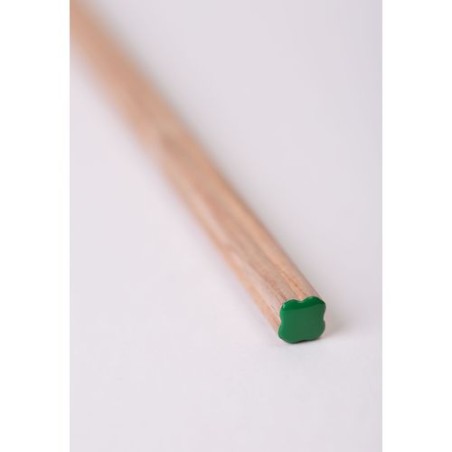 Crayon personnalisé  Trèfle Prestige 17,6 cm Matières : bois Couleurs : vert goodies publicitaire événementiel