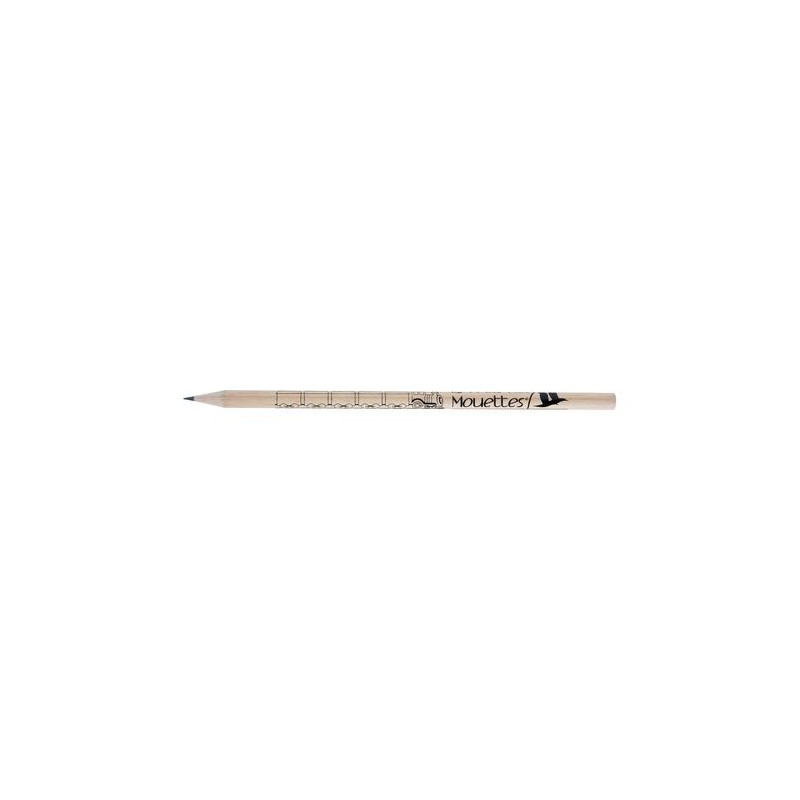 Crayon Éco-responsable Personnalisable 42KM MARATHON - ROND 17 INCOLORE T Coupé objet promotionnel éco-responsable