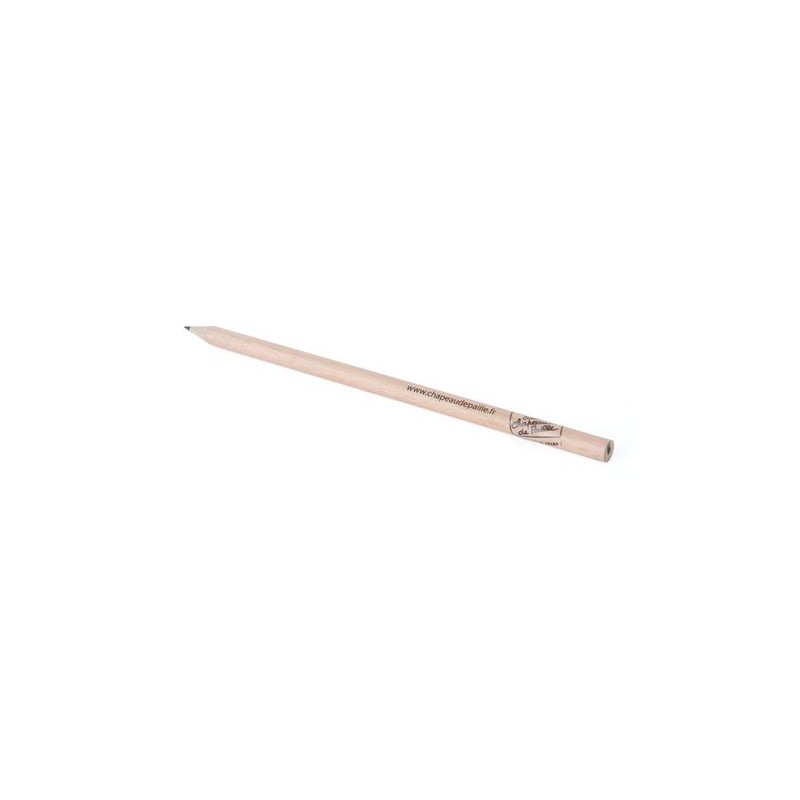 Crayon Éco-responsable Personnalisable 42KM MARATHON - ROND 17 INCOLORE T Coupé objet promo petit budget