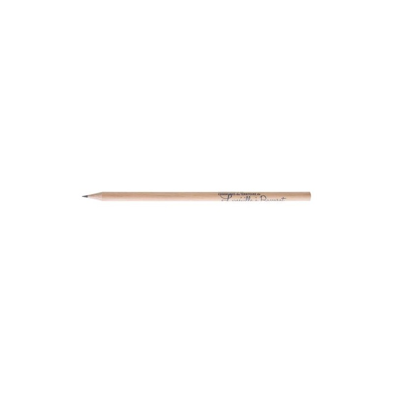 Crayon Éco-responsable Personnalisable 42KM MARATHON - ROND 17 INCOLORE T Coupé cadeau entreprise pas cher