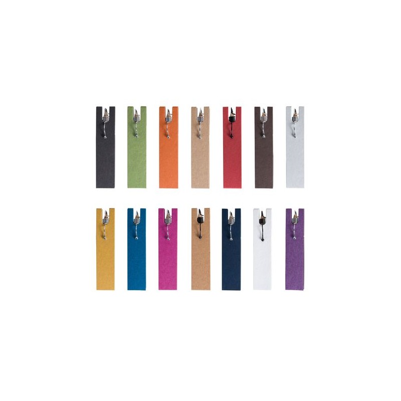 Étui  et personnalisable noir pour 1 crayon Matières : carton recyclé Couleurs : blanc objet publicitaire robuste