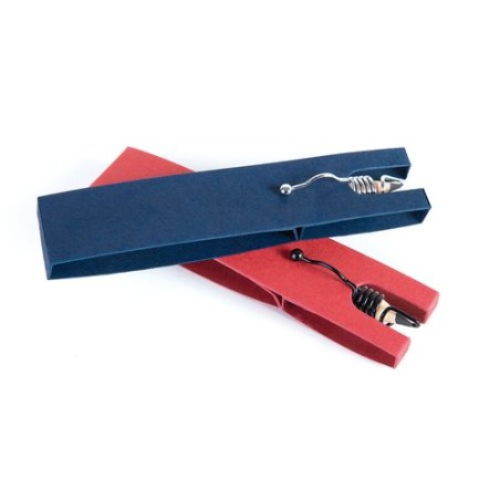 Étui  et personnalisable noir pour 1 crayon Matières : carton recyclé Couleurs : blanc goodies publicitaire durable