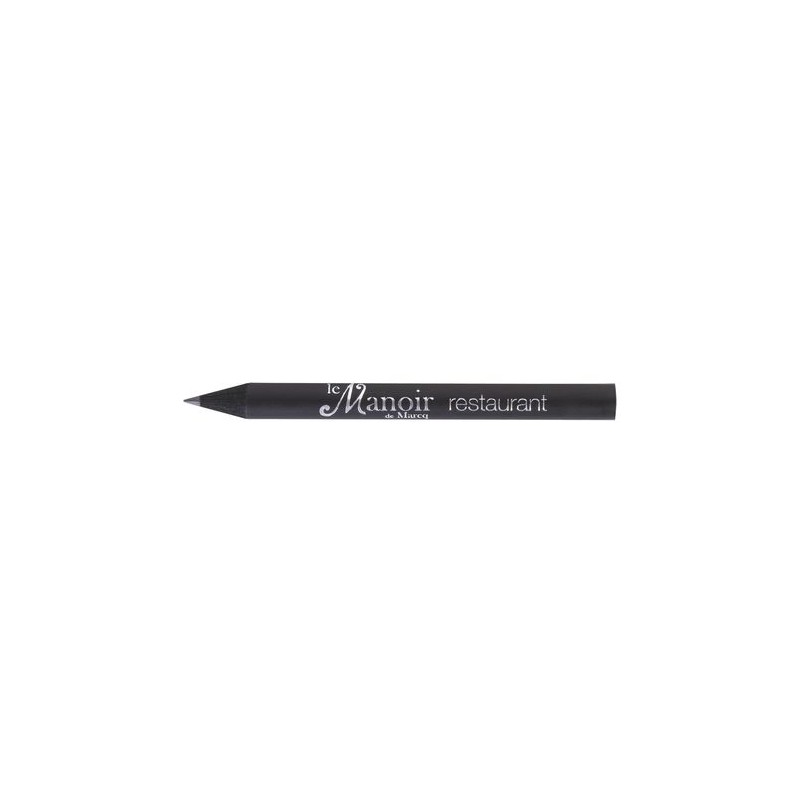 Crayon  et personnalisable 8,7 cm Black Rond