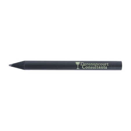 Crayon  et personnalisable 8,7 cm Black Rond cadeau collaborateur premium