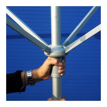 Parasol Carré 2x2m Café - Élégance et Protection