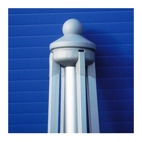 Parasol Carré 2x2m Café - Élégance et Protection