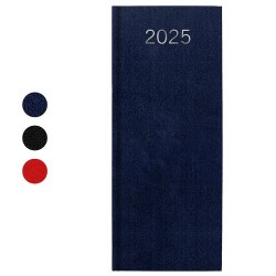 Agenda de caisse long personnalisable 2025 - GAMME PRO INA 33 Couleurs : rouge Matières : papier (FSC)