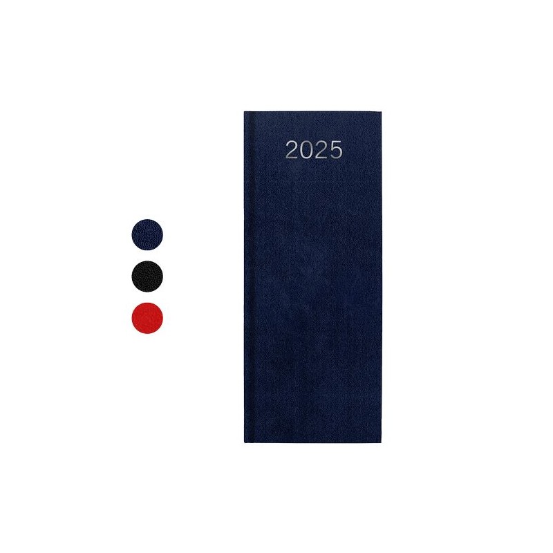 Agenda de caisse long personnalisable 2025 - GAMME PRO INA 33 Couleurs : rouge Matières : papier (FSC)
