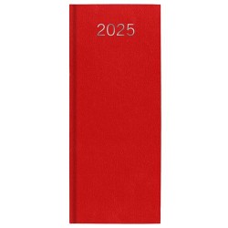 Agenda de caisse long personnalisable 2025 - GAMME PRO INA 33 Couleurs : rouge Matières : papier (FSC) 2