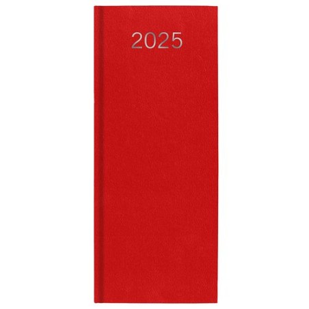 Agenda de caisse long personnalisable 2025 - GAMME PRO INA 33 Couleurs : rouge Matières : papier (FSC) goodies publicitaire évén