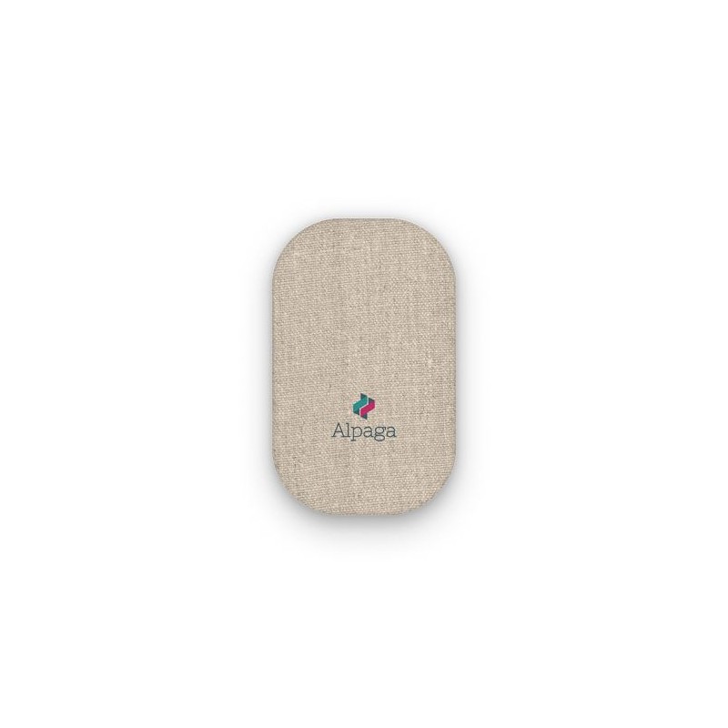 Chargeur rapide  par induction 15W en matière RPET et chanvre cadeau entreprise pas cher