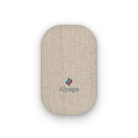 Chargeur rapide  par induction 15W en matière RPET et chanvre cadeau entreprise pas cher