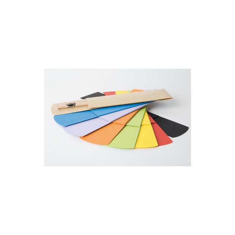 Étui en Papier Orange Éco-responsable pour 1 Crayon - Personnalisé Matières : papier Couleurs : bleu canard objet promo petit bu