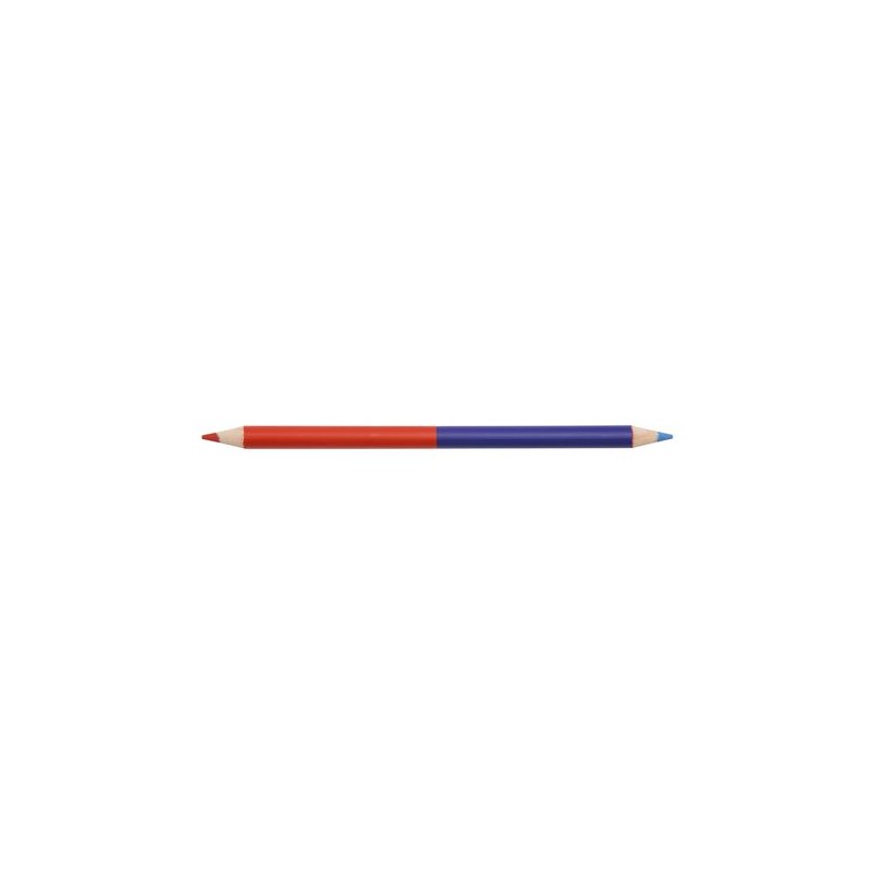 Surligneur Crayon Éco-responsable Personnalisé 17,6 cm - BI-COUL COUL 2 PANTONE Matières : bois Couleurs : blanc livraison expre