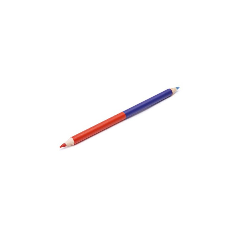 Surligneur Crayon Éco-responsable Personnalisé 17,6 cm - BI-COUL COUL 2 PANTONE Matières : bois Couleurs : blanc personnalisatio