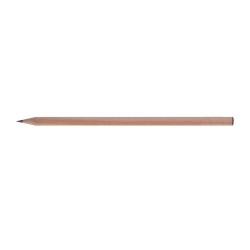 Crayon à papier personnalisable Prestige Naturel - Rond 17,6 cm Incolor