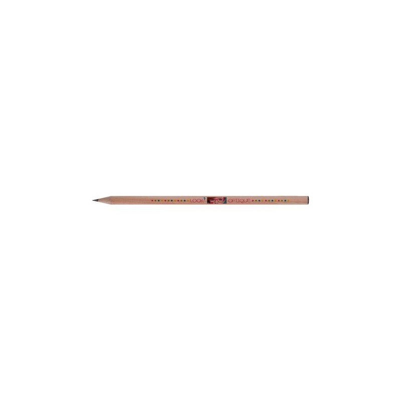 Crayon à papier personnalisable Prestige Naturel - Rond 17,6 cm Incolor livraison express 24h 48h