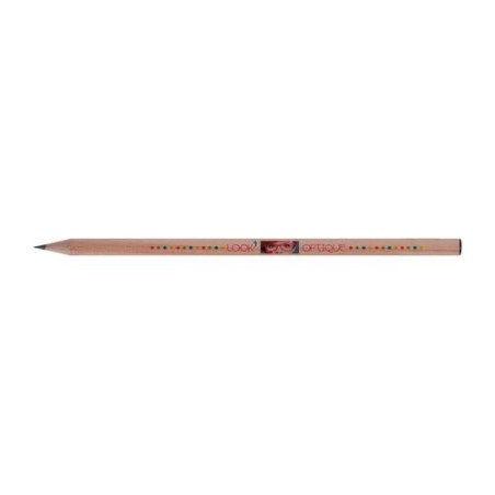 Crayon à papier personnalisable Prestige Naturel - Rond 17,6 cm Incolor livraison express 24h 48h