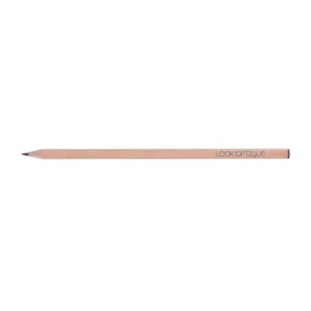 Crayon personnalisé Prestige Naturel carré 17,6 - Écollection cadeau entreprise pas cher