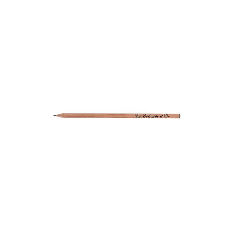 Crayon personnalisé Prestige Naturel carré 17,6 - Écollection impression haute définition
