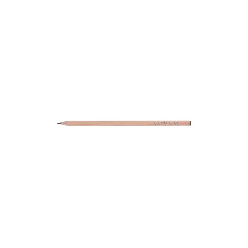 Crayon personnalisé Prestige Naturel carré 17,6 - Écollection objet promotionnel éco-responsable