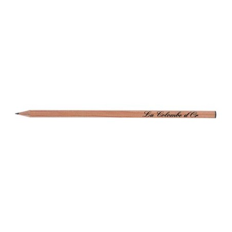 Crayon personnalisé Prestige Naturel carré 17,6 - Écollection personnalisation rapide en France