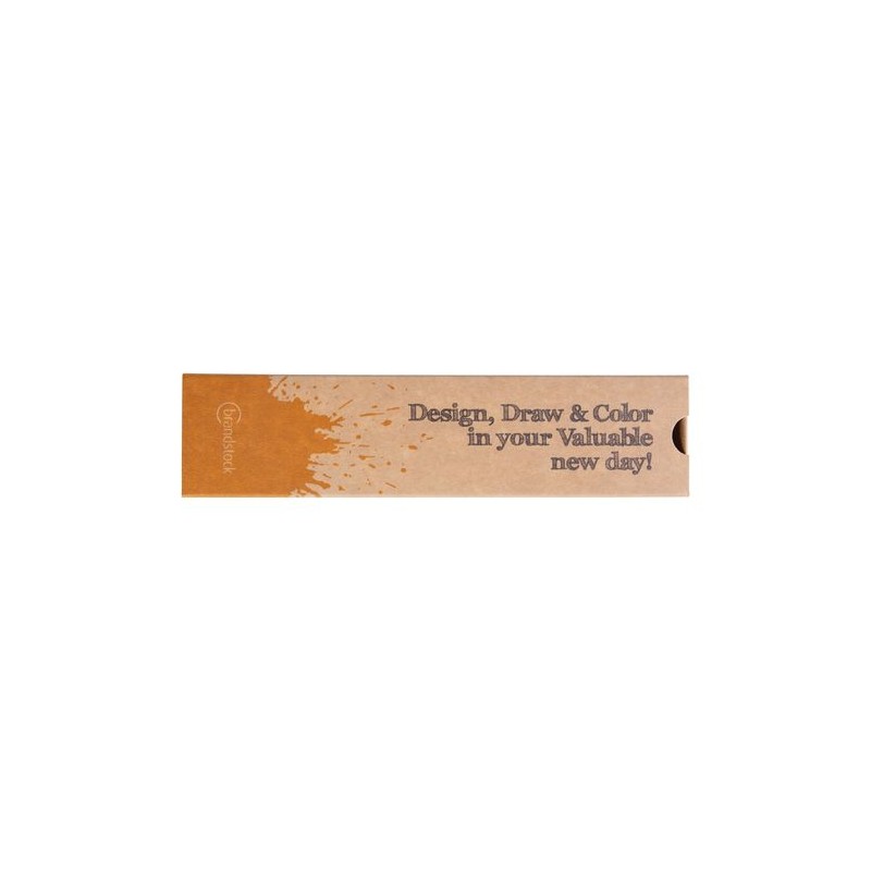 Étui-Fourreau Kraft Éco-responsable Personnalisable pour 1 Crayon - Objet Publicitaire livraison express 24h 48h