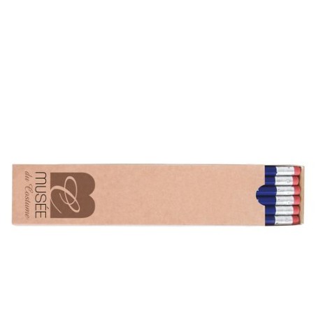 Étui-Fourreau Kraft Éco-responsable Personnalisable pour 1 Crayon - Objet Publicitaire livraison express 24h 48h