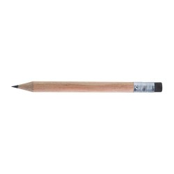 Crayon Éco-responsable Personnalisable Rond 8,7 cm Incolore T Gomme