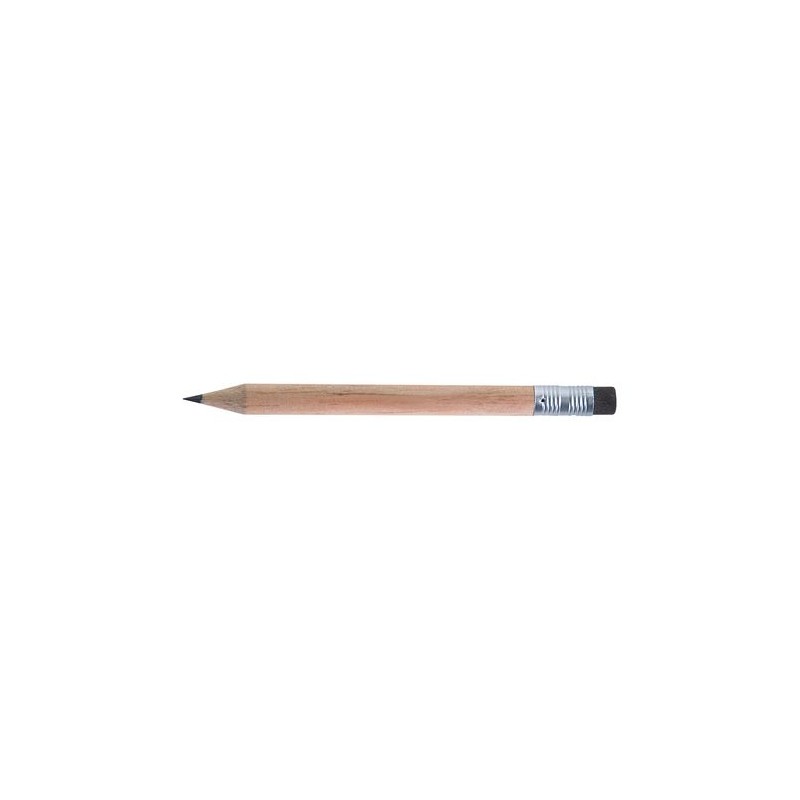 Crayon Éco-responsable Personnalisable Rond 8,7 cm Incolore T Gomme