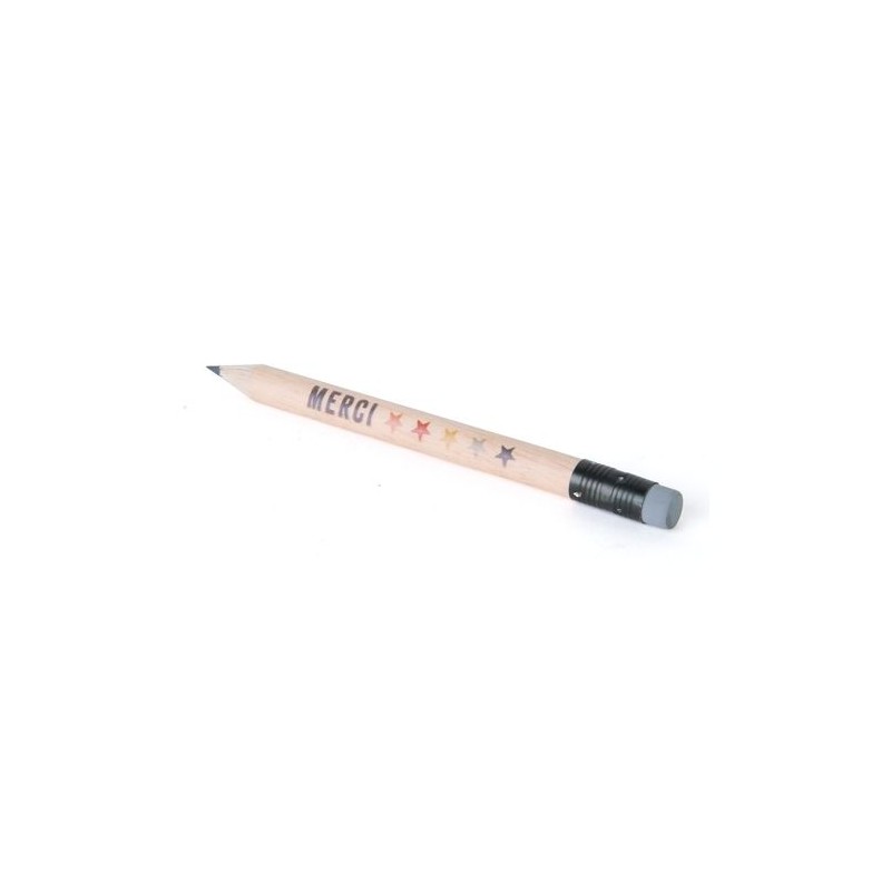 Crayon Éco-responsable Personnalisable Rond 8,7 cm Incolore T Gomme cadeau entreprise pas cher