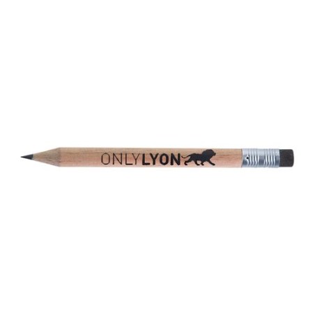 Crayon Éco-responsable Personnalisable Rond 8,7 cm Incolore T Gomme objet promotionnel éco-responsable