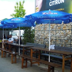 Parasol Asymétrique 200cm - Élégance et Protection 2