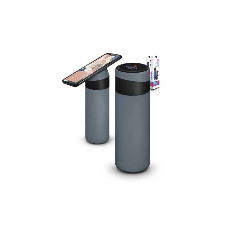 Bouteille Gourde Isotherme 40 cl avec Support Téléphone