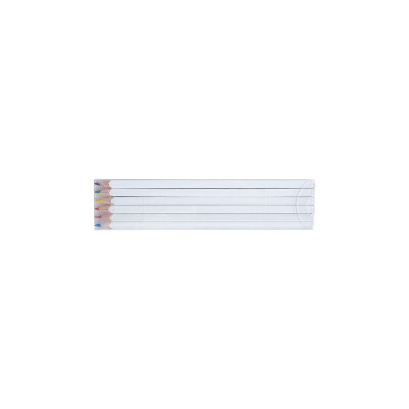 Set de Crayons Personnalisables Éco-responsables - Quadri 6 Couleurs 17,6 cm livraison express 24h 48h