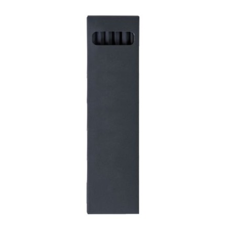 Étui personnalisable noir pour 6 crayons de couleur - Cadeau Crayons Couleur goodies publicitaire événementiel