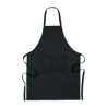 Tablier personnalisable en coton organique 200 gr/m² - Raipur Colour Matières : coton biologique Couleurs : noir personnalisable