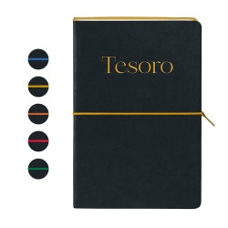 Carnet Personnalisable pour Entreprises - TESORO Couleurs : bleu Matières : papier (FSC) 2