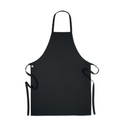 Tablier personnalisable en coton organique 200 gr/m² - Raipur Colour Matières : coton biologique Couleurs : noir goodies publici