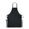 Tablier personnalisable en coton organique 200 gr/m² - Raipur Colour Matières : coton biologique Couleurs : noir goodies publici
