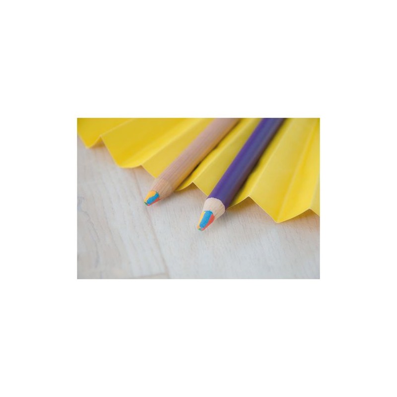 Crayon Éco-responsable à Papier HB 4 Couleurs 17,6 cm - BIG ECO MINE cadeau collaborateur premium