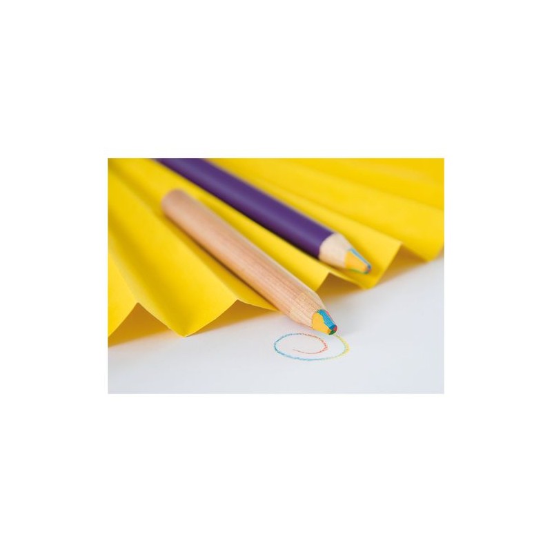 Crayon Éco-responsable à Papier HB 4 Couleurs 17,6 cm - BIG ECO MINE objet promo petit budget