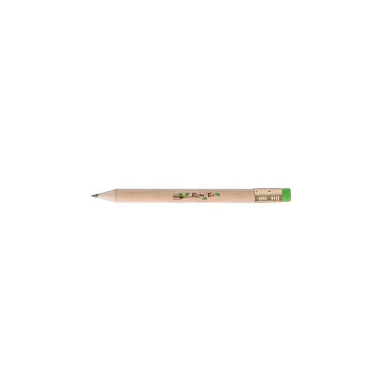Crayon Éco-responsable ROND 8,7 cm - Objet Publicitaire ECO goodies publicitaire événementiel