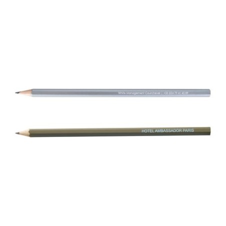 Crayon  HEXA 17,6 cm - Pantone T - cadeau d'entreprise personnalisable avec votre logo