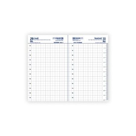 Agenda de Chantier Personnalisé 2025 - GAMME PRO INA 15A Couleurs : bleu Matières : papier (FSC) livraison express 24h 48h