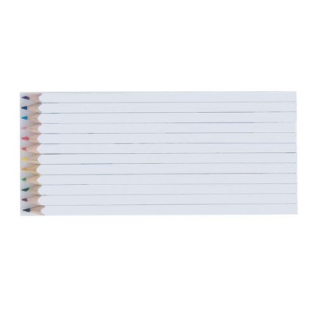 Set de Crayons Personnalisés Quadri 12 Couleurs 17,6 cm