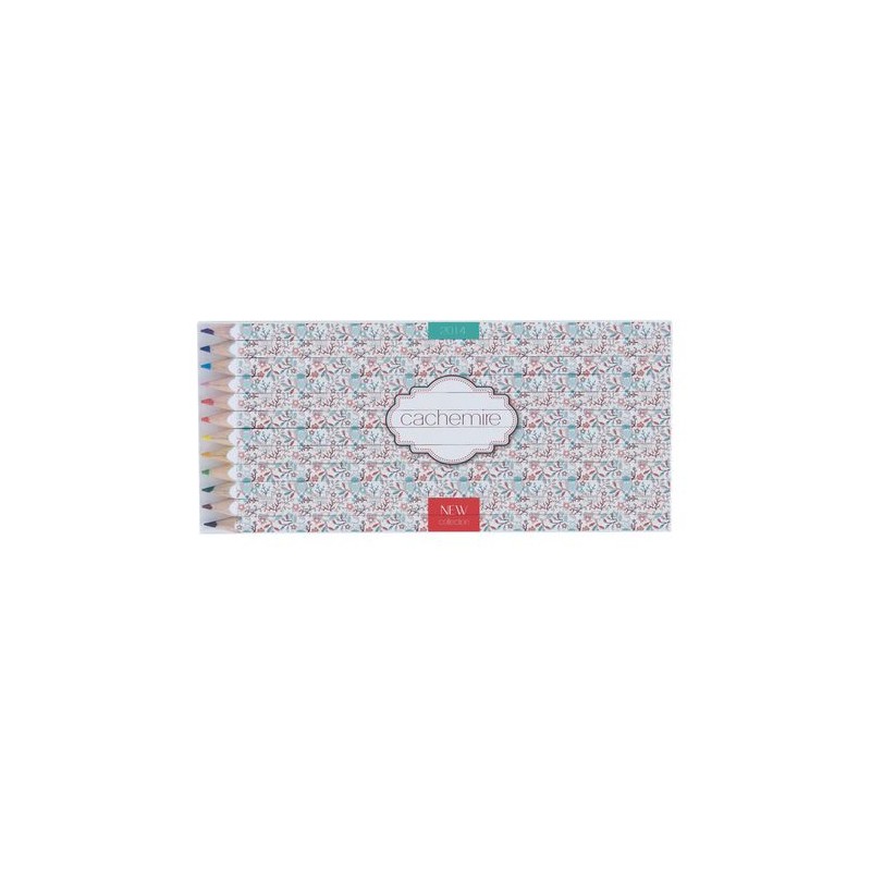 Set de Crayons Personnalisés Quadri 12 Couleurs 17,6 cm cadeau entreprise pas cher