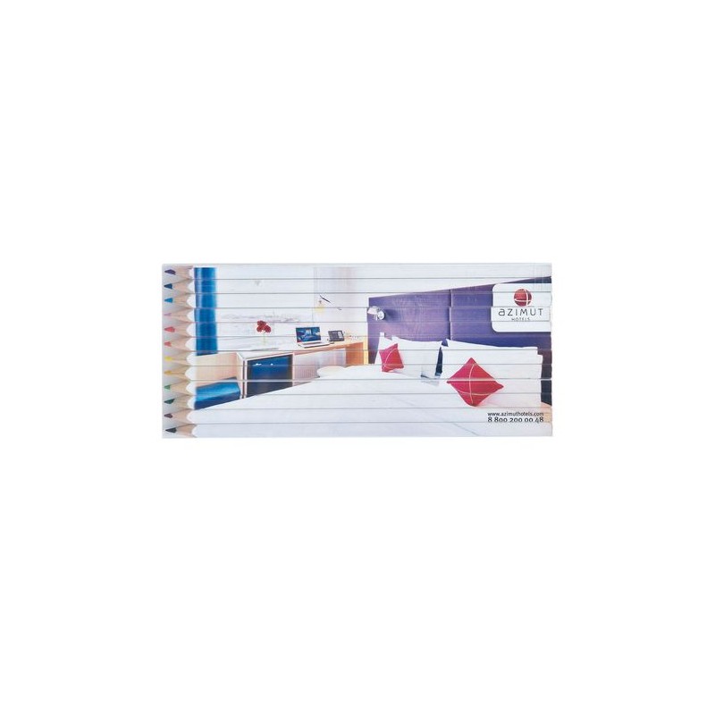 Set Quadri 12 Couleurs - Crayons Personnalisés