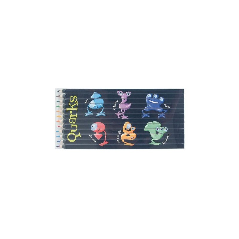 Set de Crayons Personnalisés Quadri 12 Couleurs 17,6 cm objet promotionnel éco-responsable