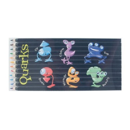 Set de Crayons Personnalisés Quadri 12 Couleurs 17,6 cm goodies personnalisé en stock